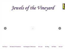 Tablet Screenshot of jewelsofthevineyard.com